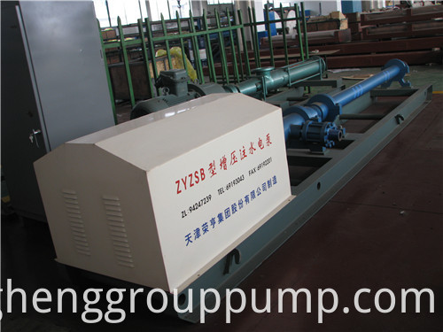 Pressurized direct connecting centrifugal pump
